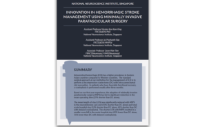 Innovation in Hemorrhagic Stroke Management using MIPS – NNI, Singapore