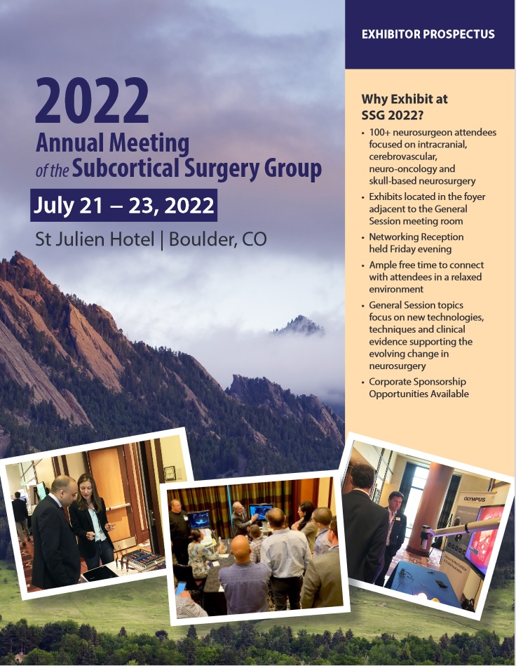 SSG 2022 Annual Meeting Sponsorship 